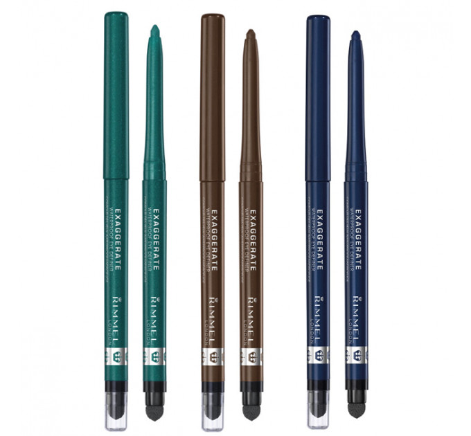 Rimmel Exaggerate Waterproof Eye Definer автоматичний олівець для повік